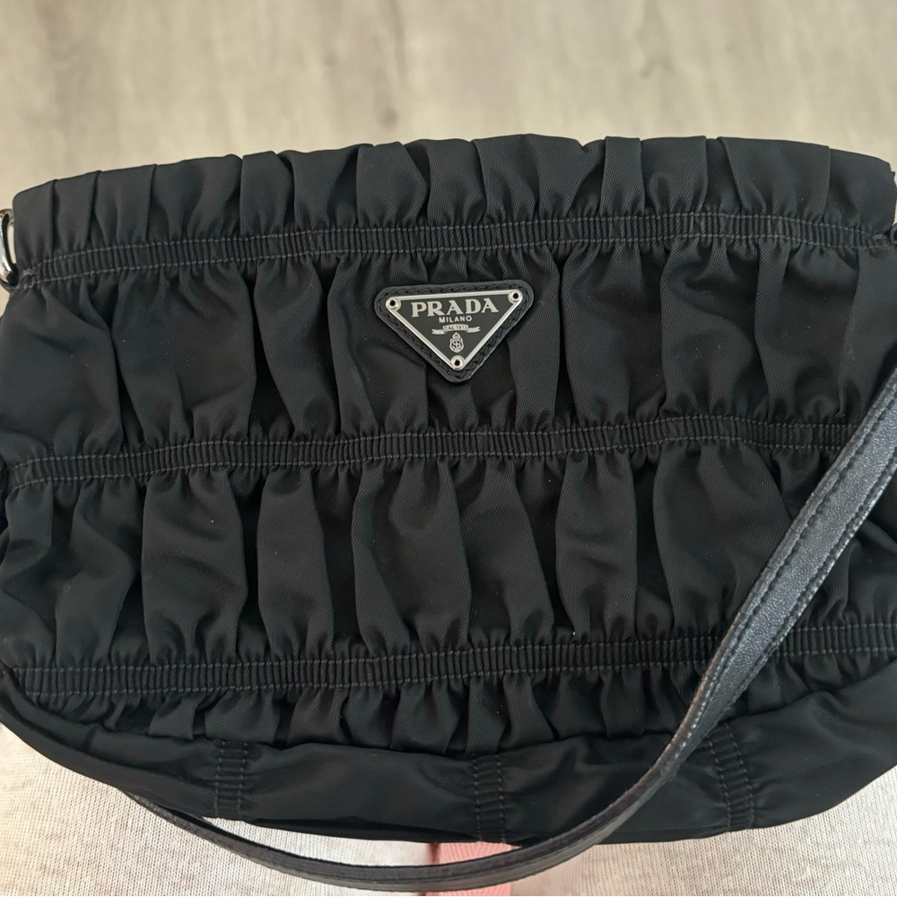 Prada Nylon leather strap. Mini shoulder bag